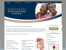 Tablet Screenshot of northeastgastro.com